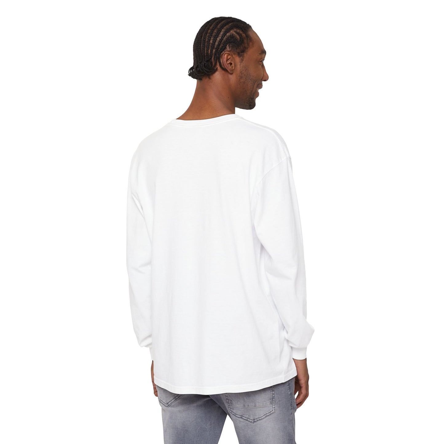 Spirit Hands Long Sleeve Tee — Sunset Healing Prayer Shirt
