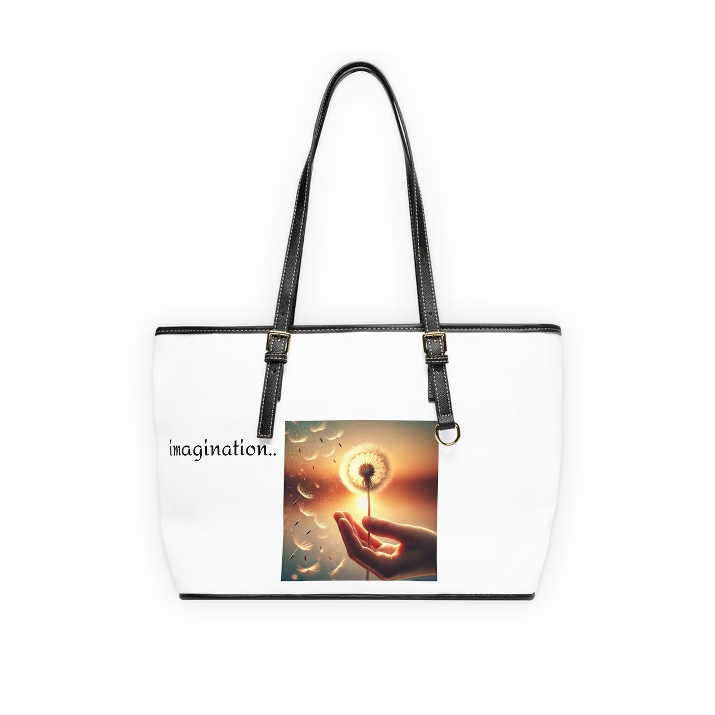 Ruby Ideas Imagination-Inspired PU Leather Shoulder Bag