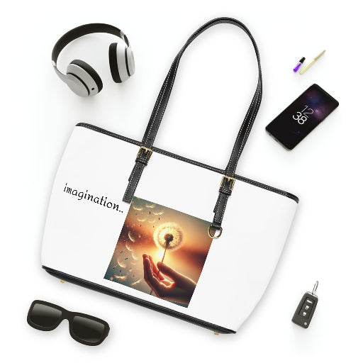 Ruby Ideas Imagination-Inspired PU Leather Shoulder Bag