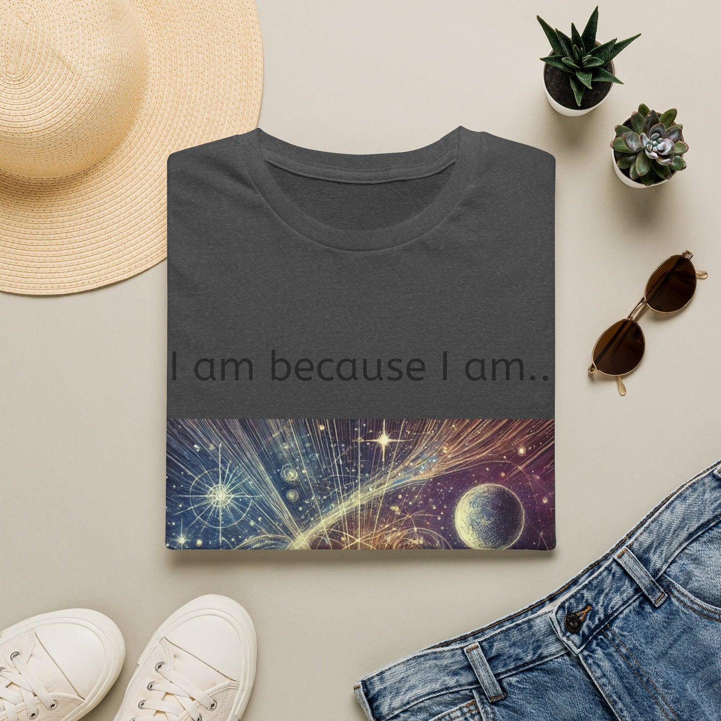 Cosmic Meditation T-Shirt — "I am because I am."