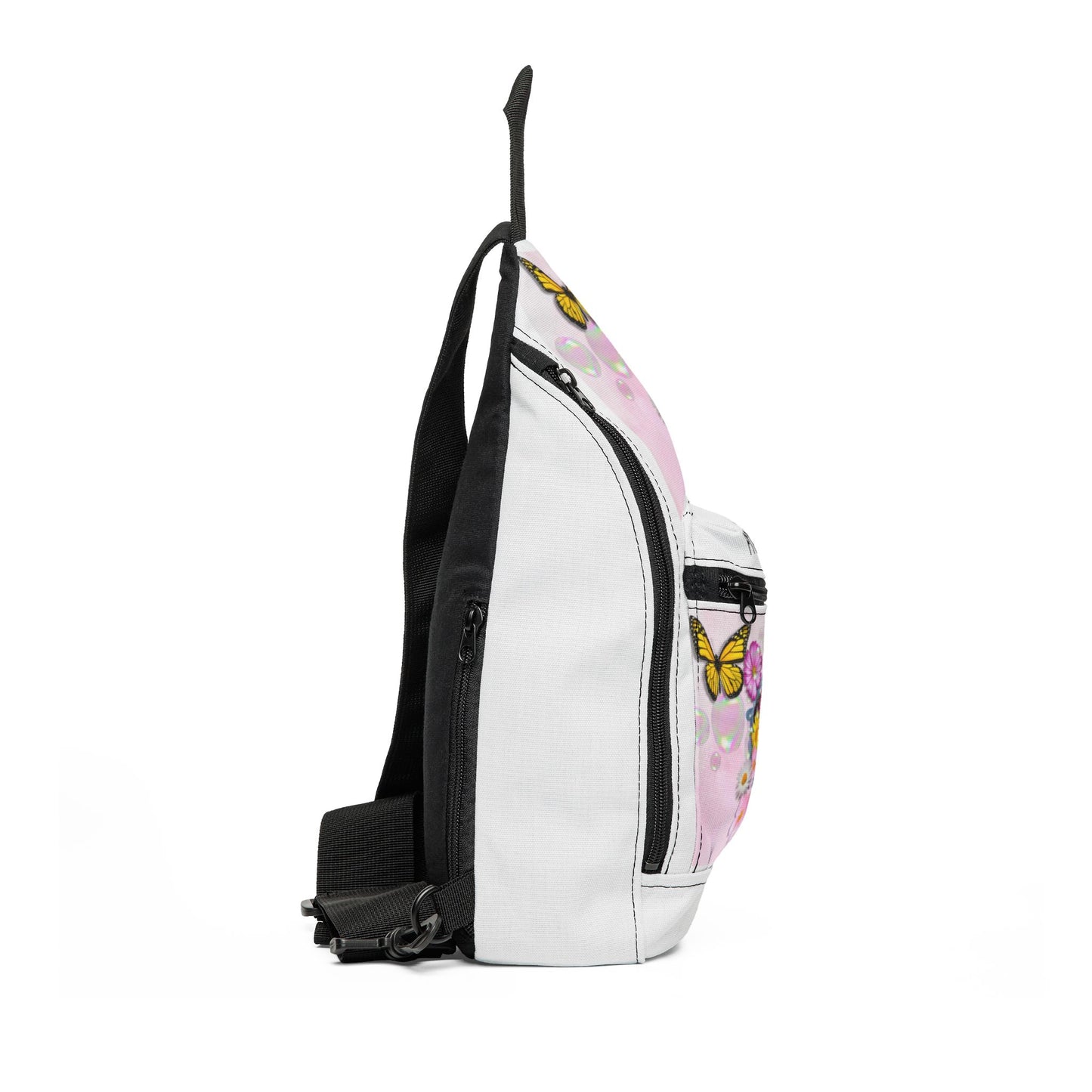 Freedom Floral Sling Bag – Pastel Butterfly Crossbody
