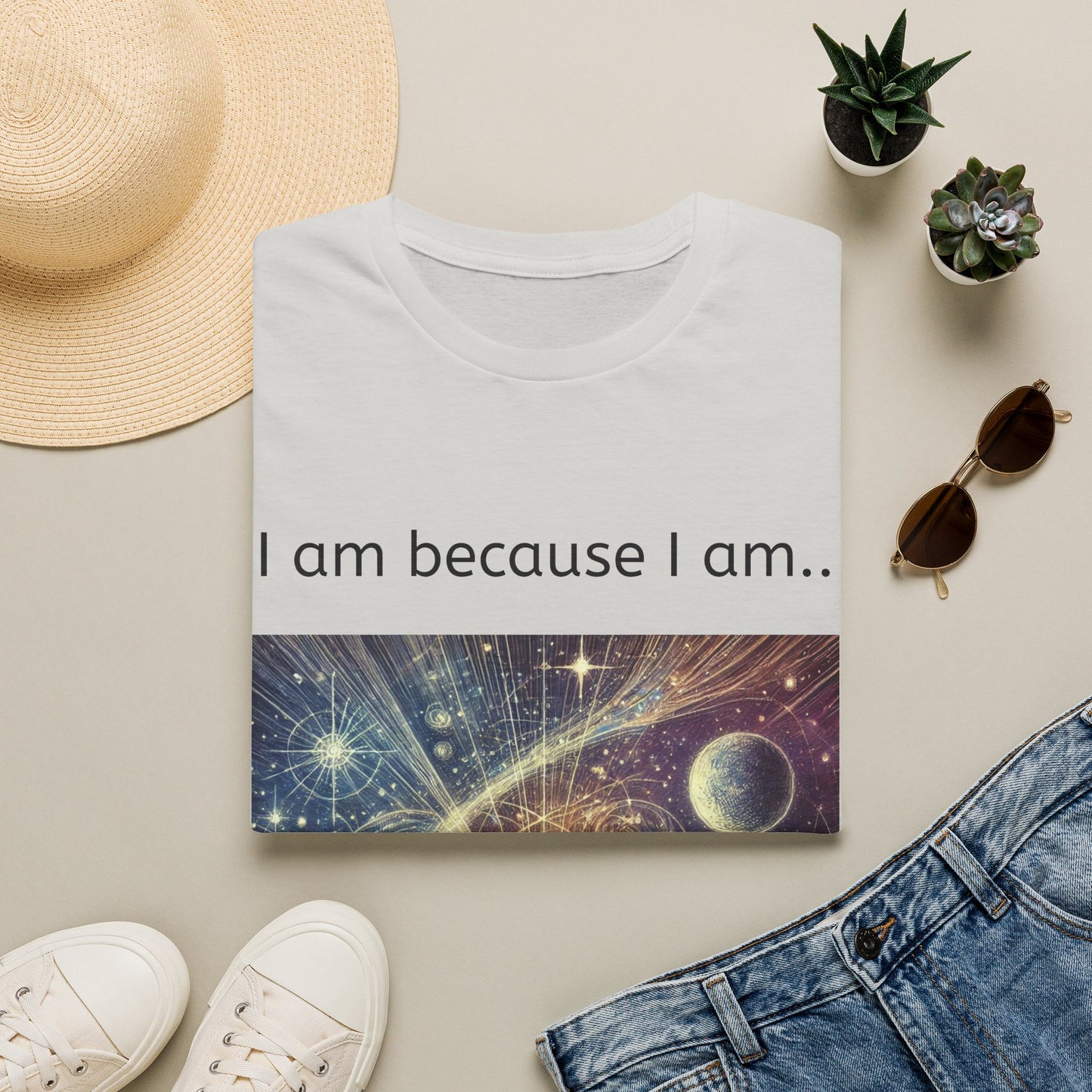 Cosmic Meditation T-Shirt — "I am because I am."