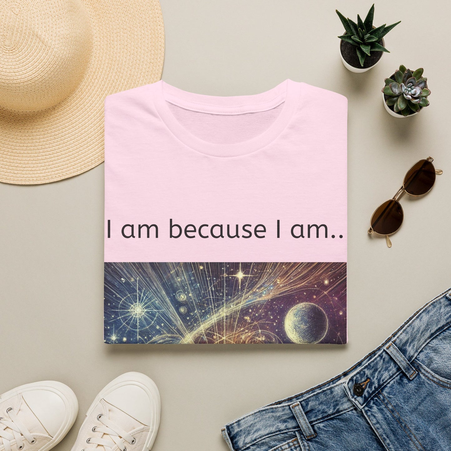 Cosmic Meditation T-Shirt — "I am because I am."