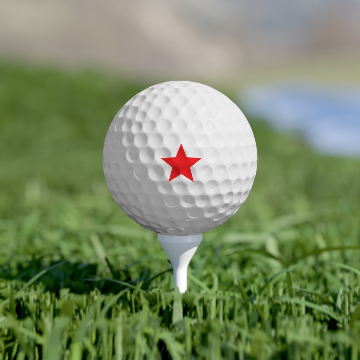 Red Star Golf Balls — Pack of 6