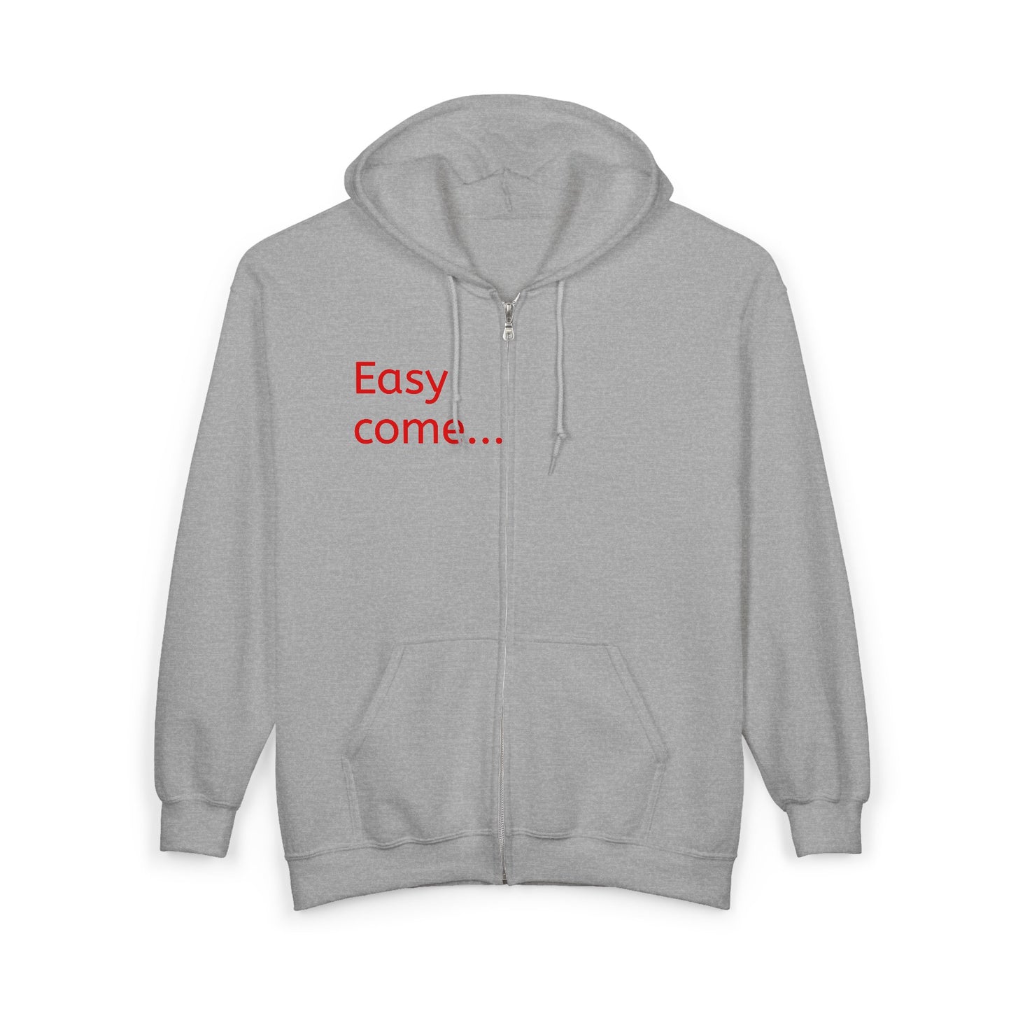 Zip Hoodie — "Easy Come... Easy Go..." Dandelion Graphic
