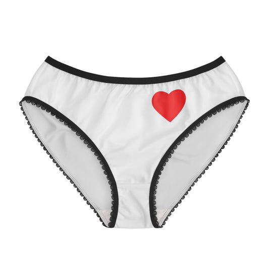Red Heart Women's Underwear — Cute Minimal Print
