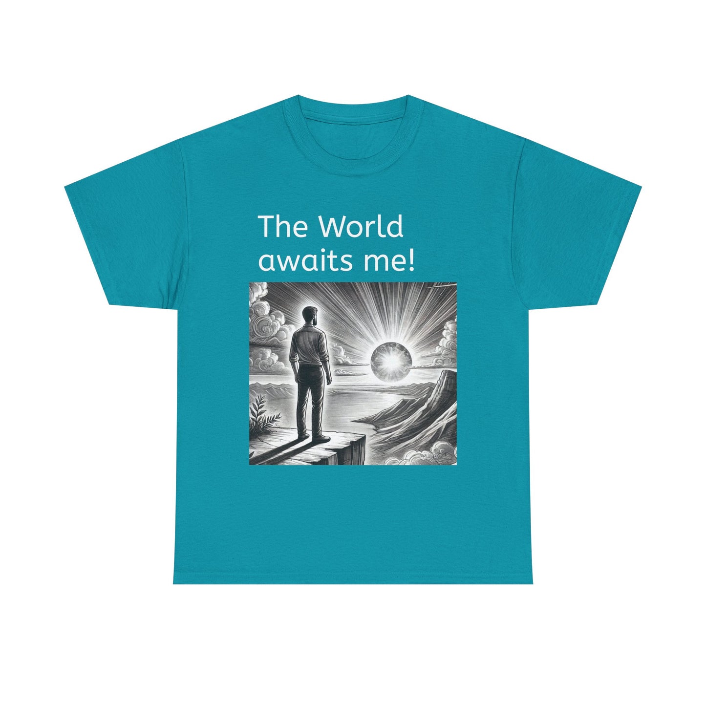 The World Awaits Me T‑Shirt