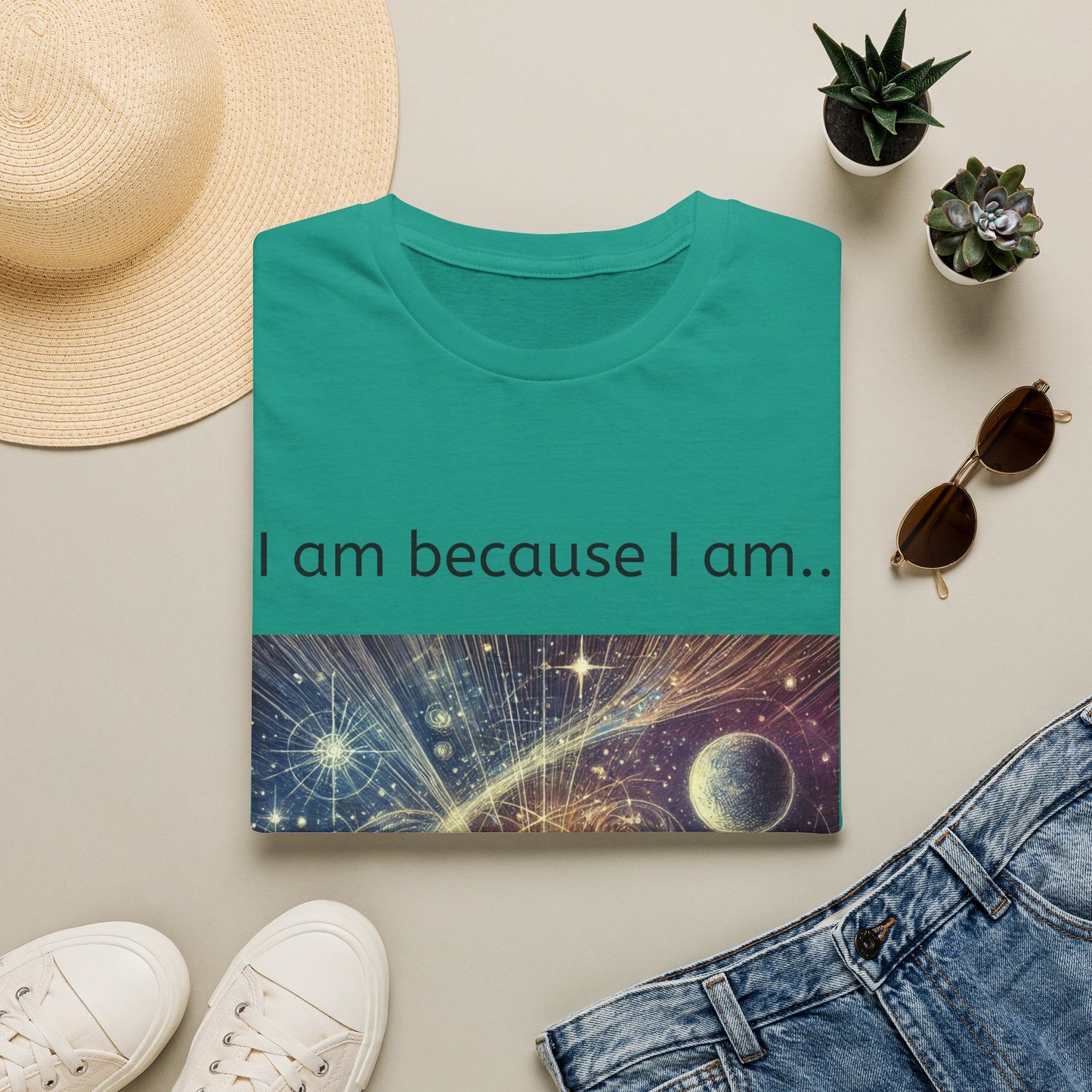 Cosmic Meditation T-Shirt — "I am because I am."