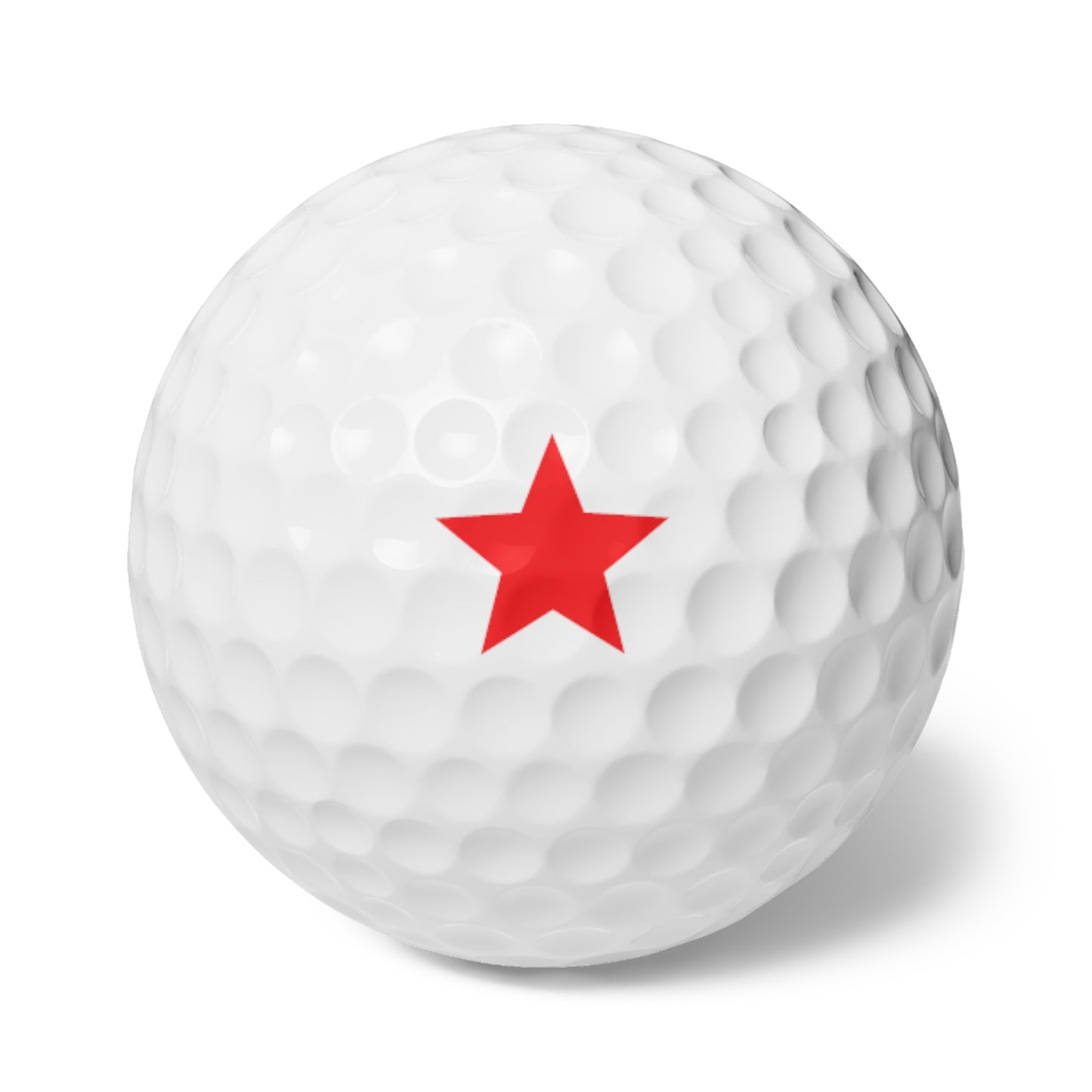 Red Star Golf Balls — Pack of 6