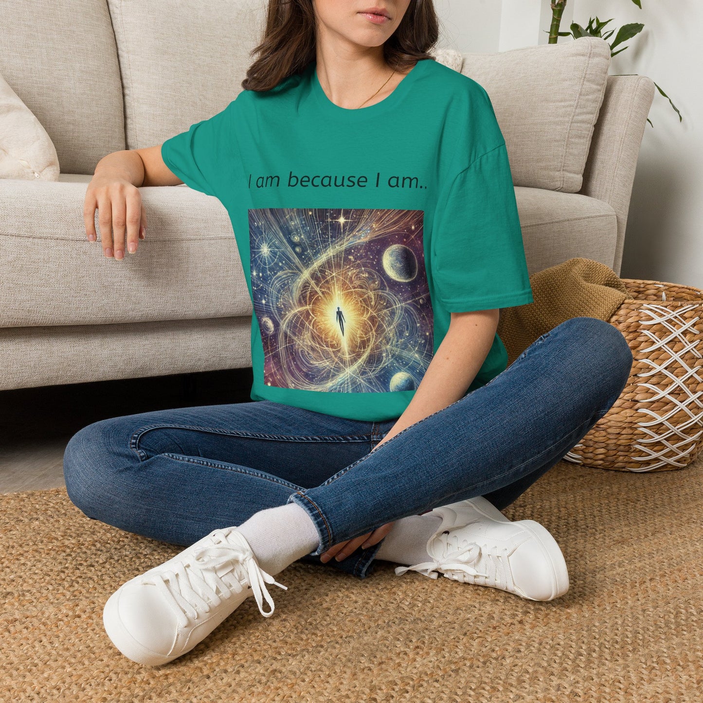 Cosmic Meditation T-Shirt — "I am because I am."