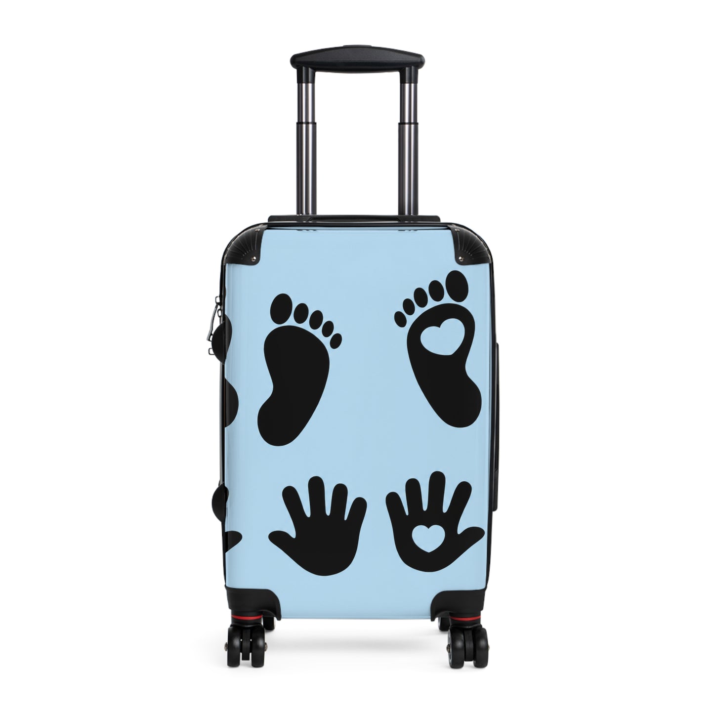 Handprint & Footprint Carry-On Suitcase