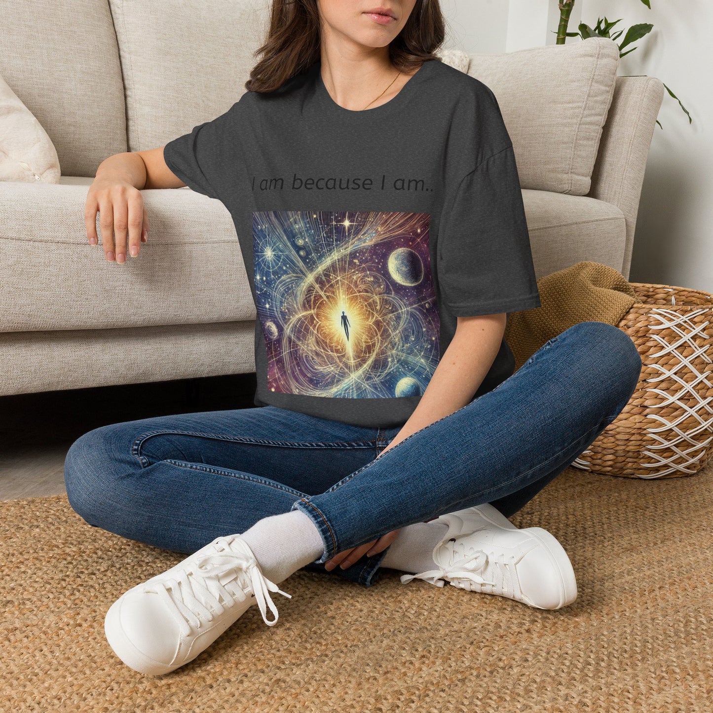 Cosmic Meditation T-Shirt — "I am because I am."