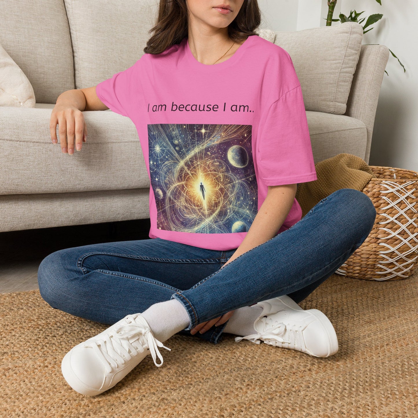 Cosmic Meditation T-Shirt — "I am because I am."