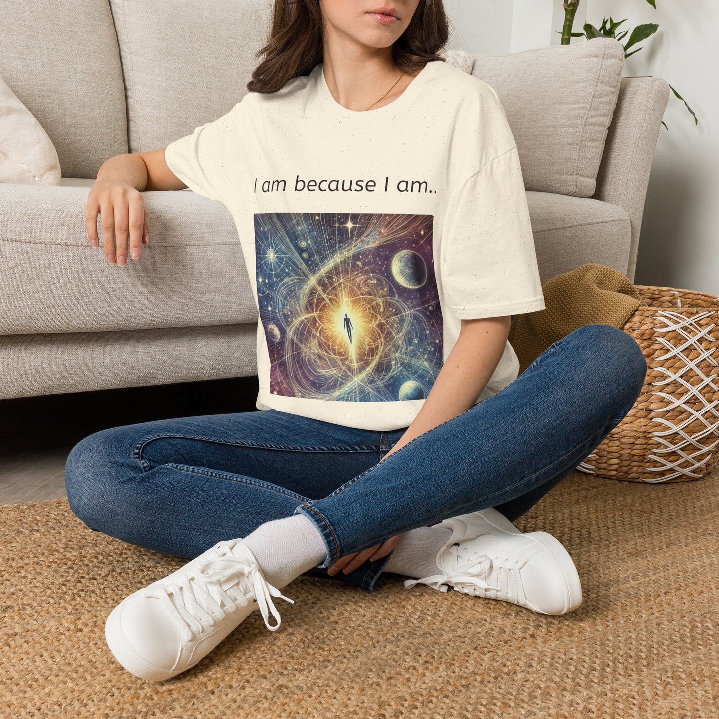 Cosmic Meditation T-Shirt — "I am because I am."