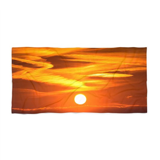 Sunset Glow Beach Towel