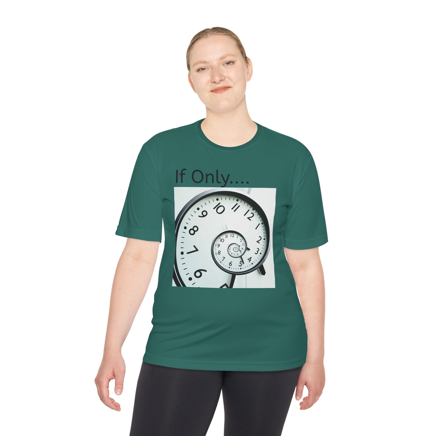 If Only... Spiral Clock Tee