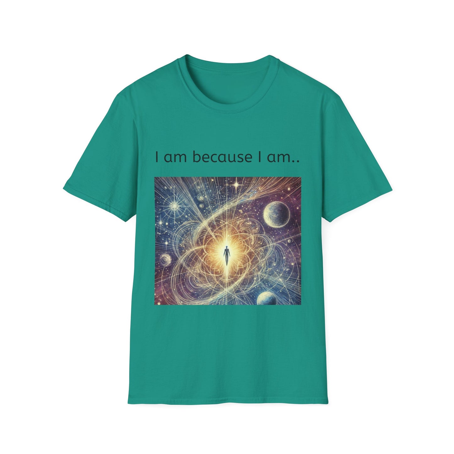 Cosmic Meditation T-Shirt — "I am because I am."