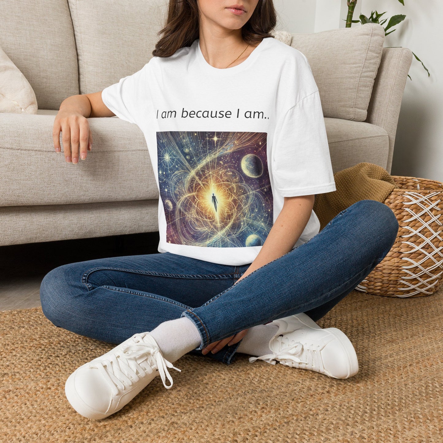 Cosmic Meditation T-Shirt — "I am because I am."