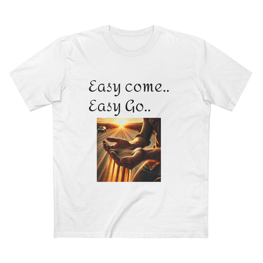 Easy Come Easy Go T-Shirt — Sunset Hands Inspirational Graphic Tee