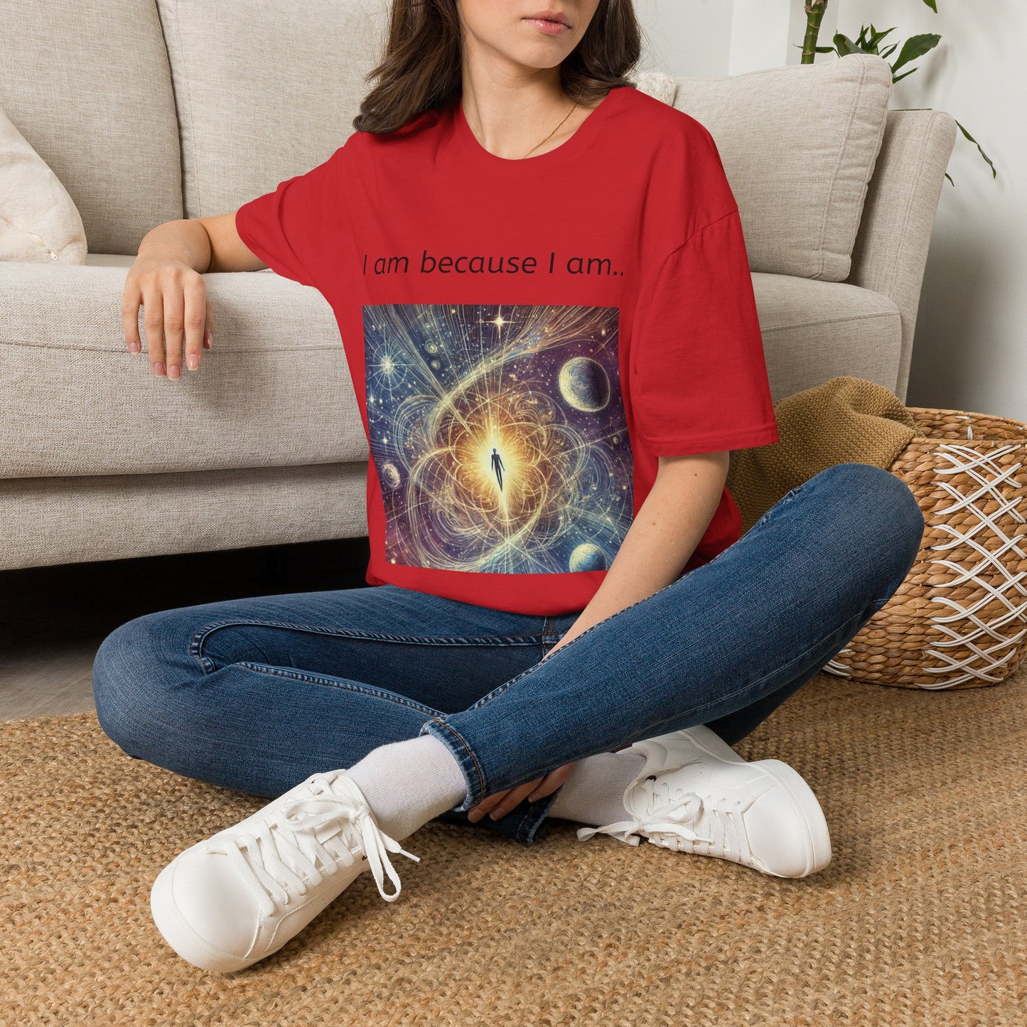 Cosmic Meditation T-Shirt — "I am because I am."