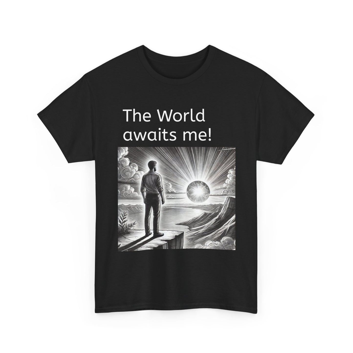 The World Awaits Me T‑Shirt