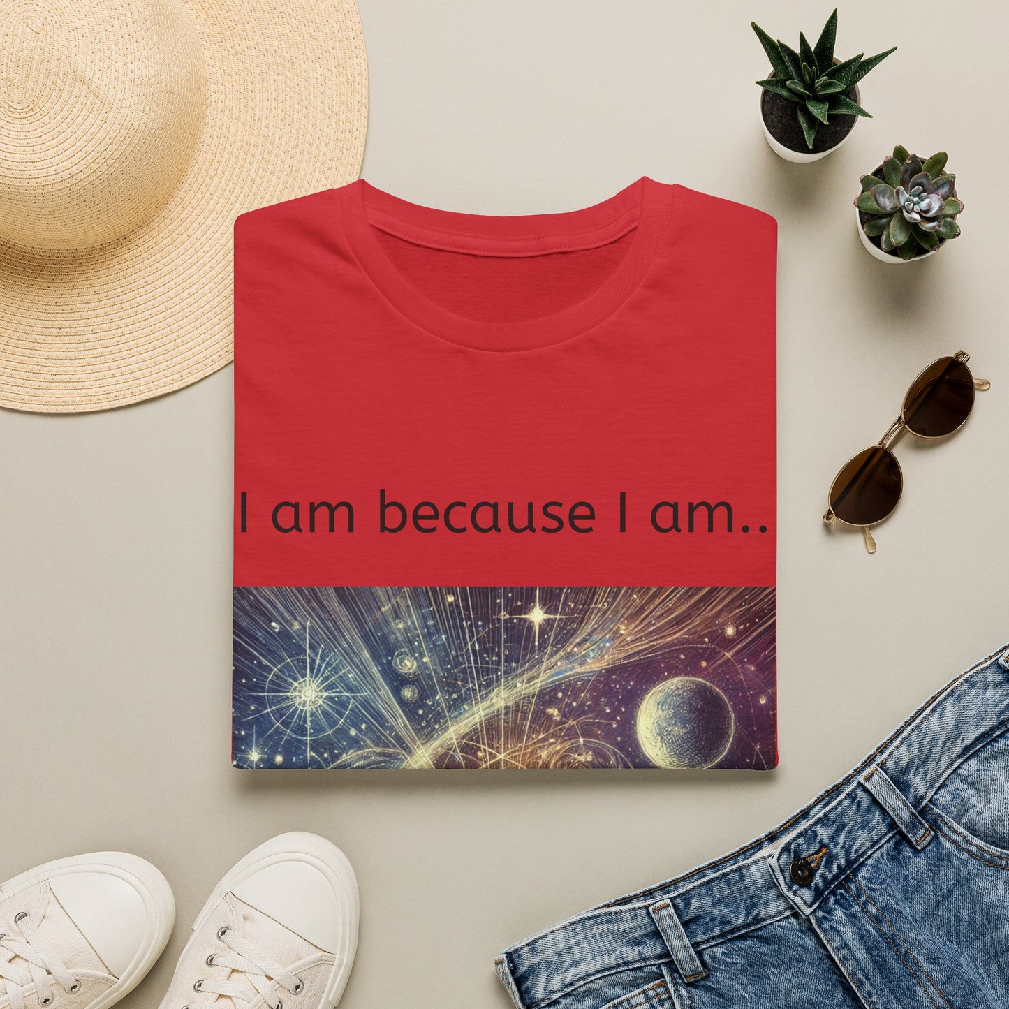 Cosmic Meditation T-Shirt — "I am because I am."