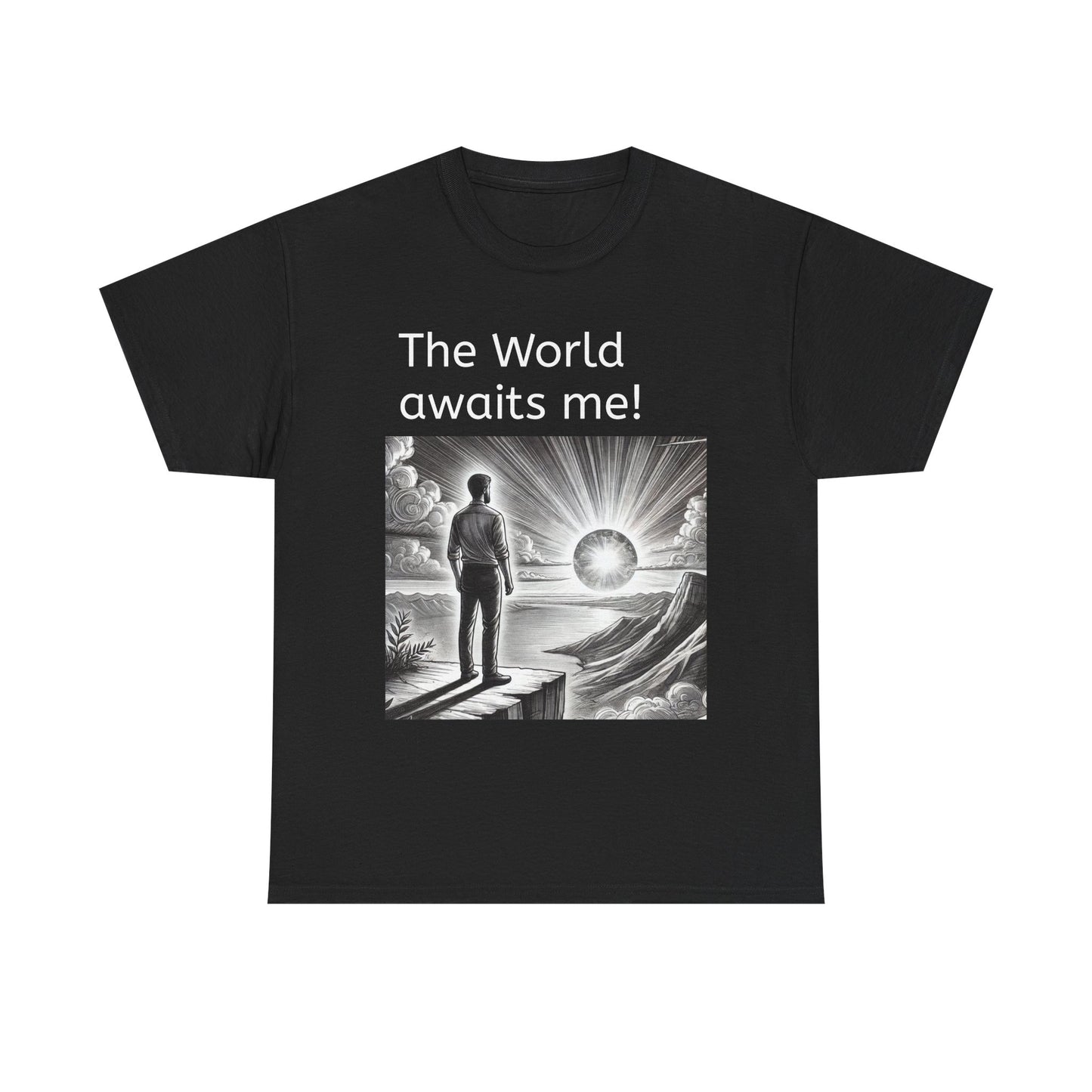 The World Awaits Me T‑Shirt