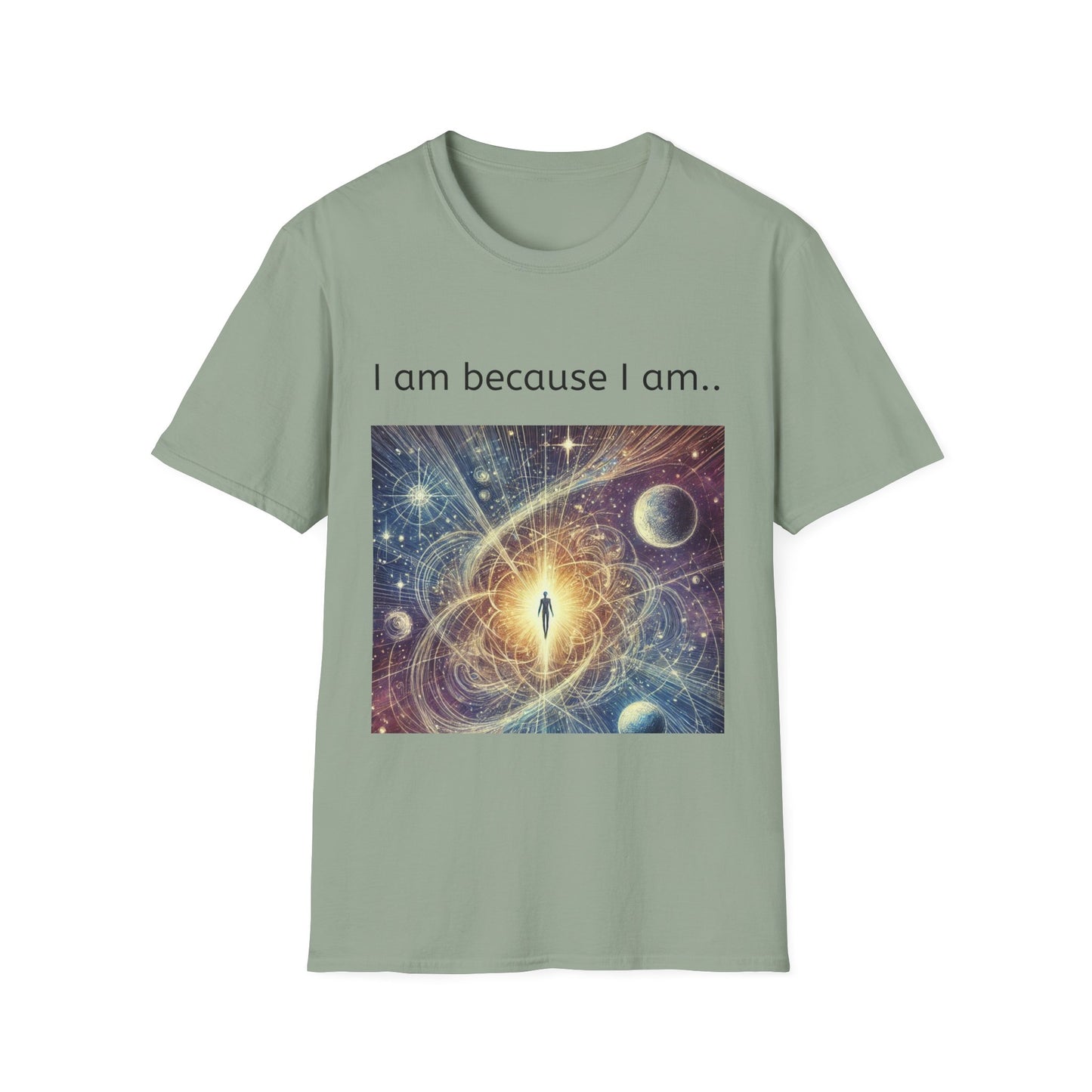 Cosmic Meditation T-Shirt — "I am because I am."