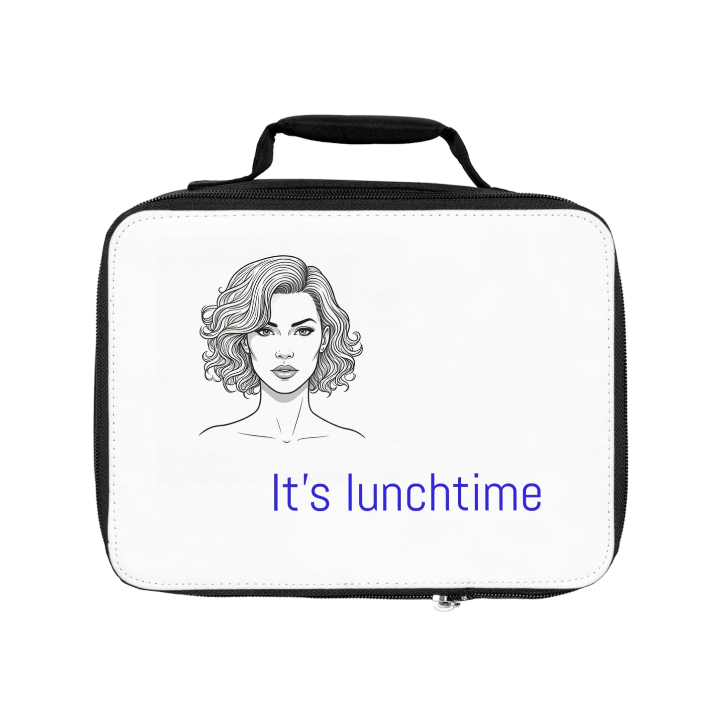 It's Lunchtime Lunch Bag — Retro Portrait Insulated Lunchbox