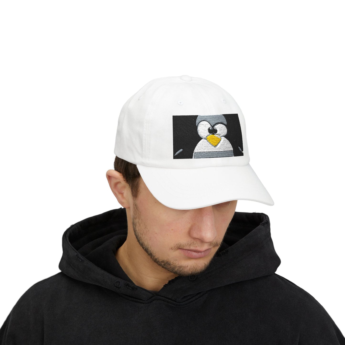 Penguin Peeks Cap – Cute Embroidered Penguin Baseball Hat