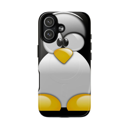 Cute Penguin Tough Magnetic Phone Case — Cute Cartoon Tuxedo Design
