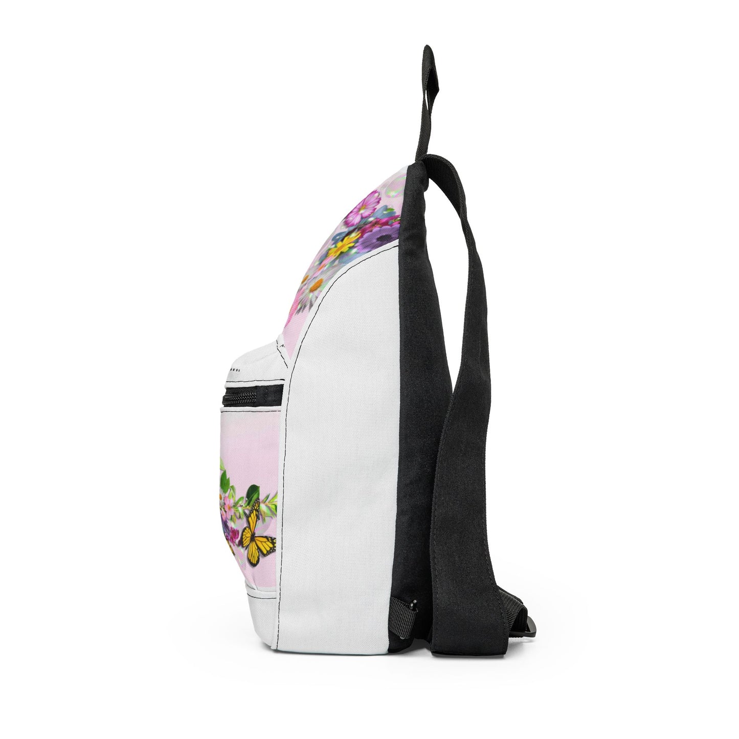 Freedom Floral Sling Bag – Pastel Butterfly Crossbody