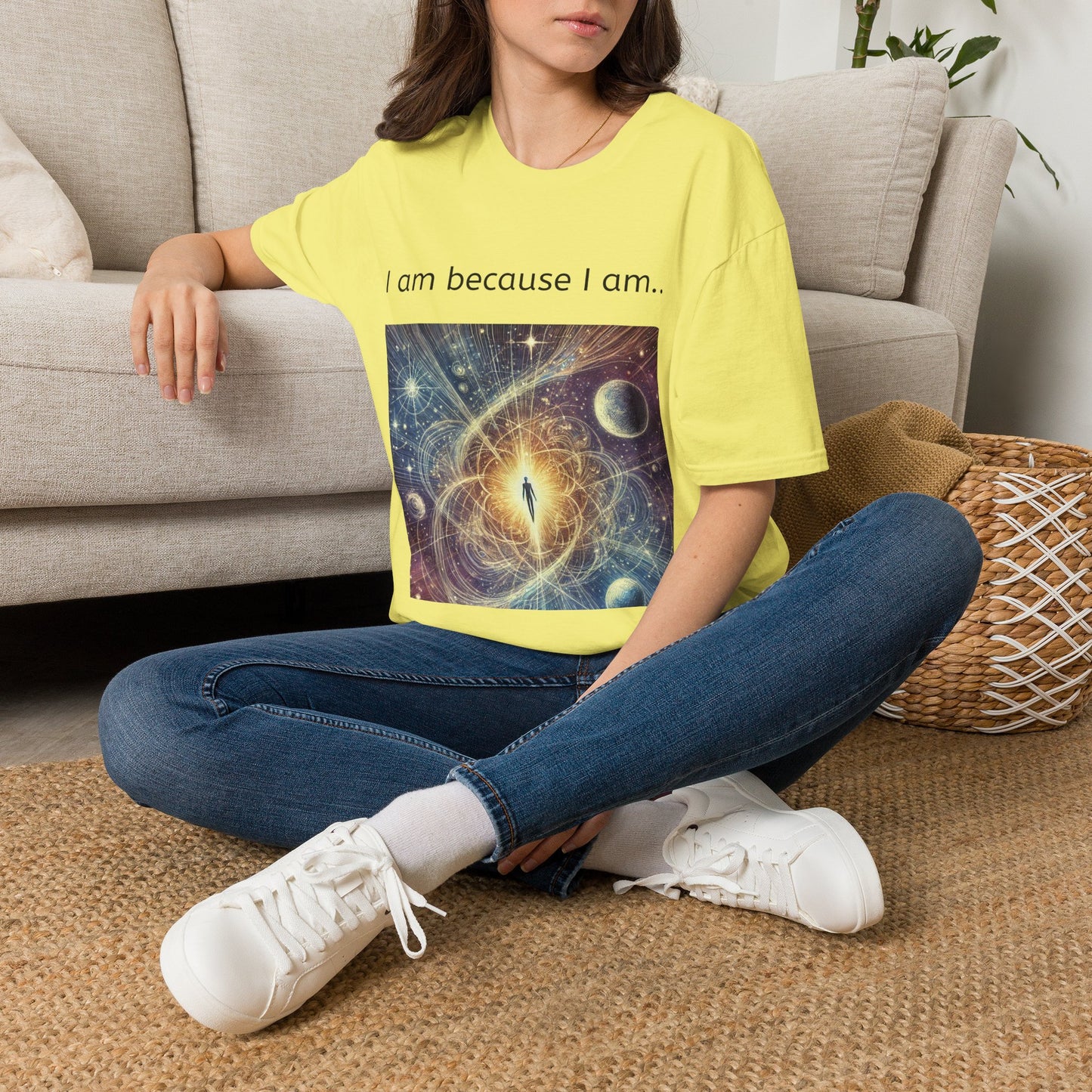 Cosmic Meditation T-Shirt — "I am because I am."