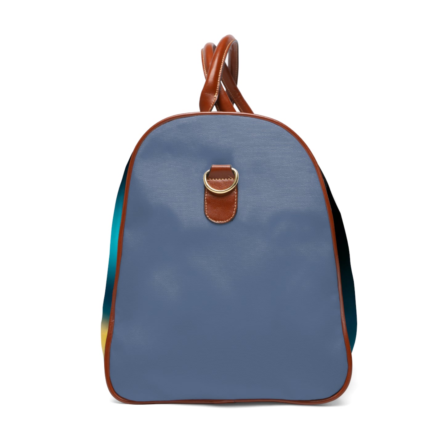 Waterproof Travel Bag - Blue Water Droplet Wave Duffle