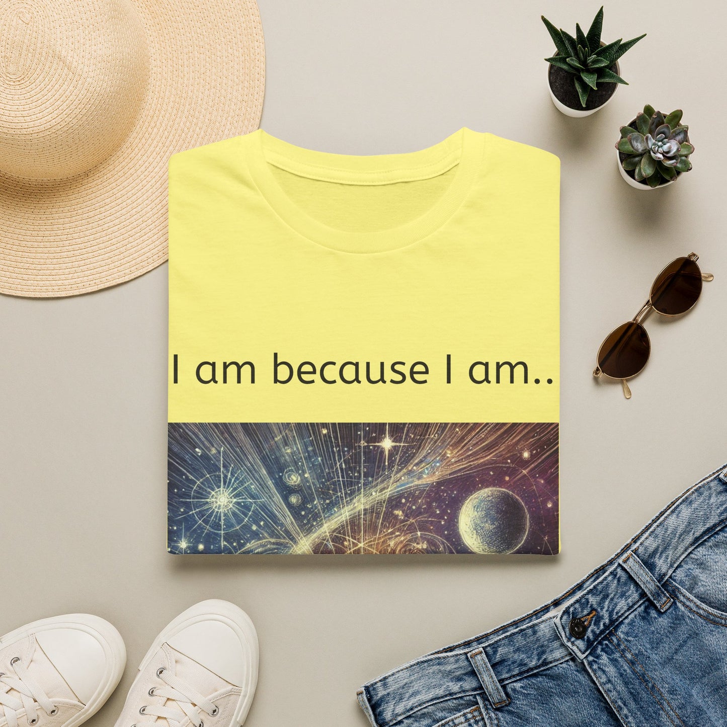 Cosmic Meditation T-Shirt — "I am because I am."