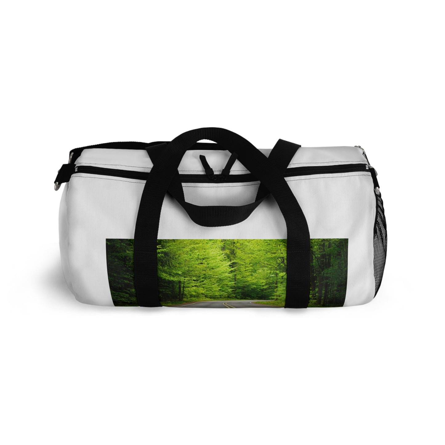 Forest Road Duffel Bag — Nature Travel Gym Bag