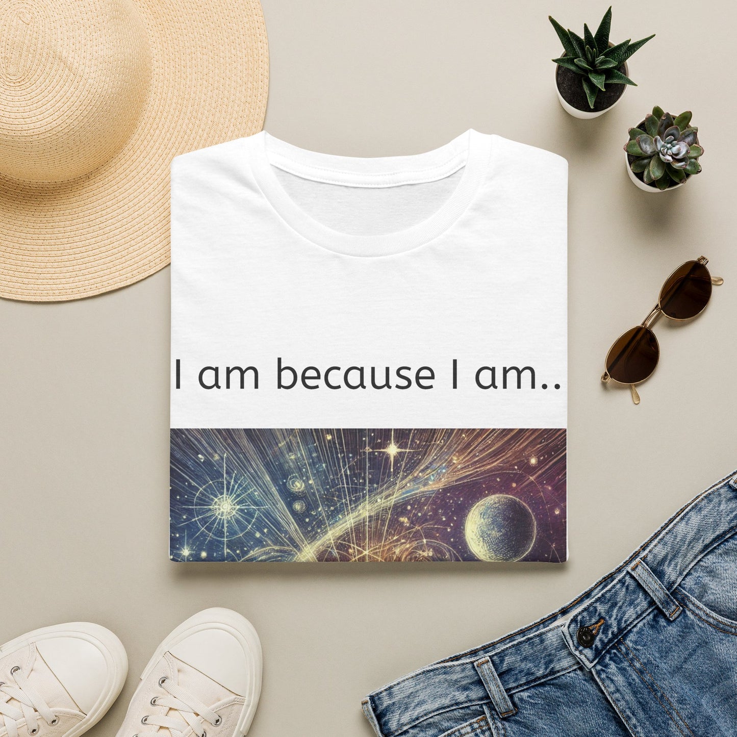 Cosmic Meditation T-Shirt — "I am because I am."