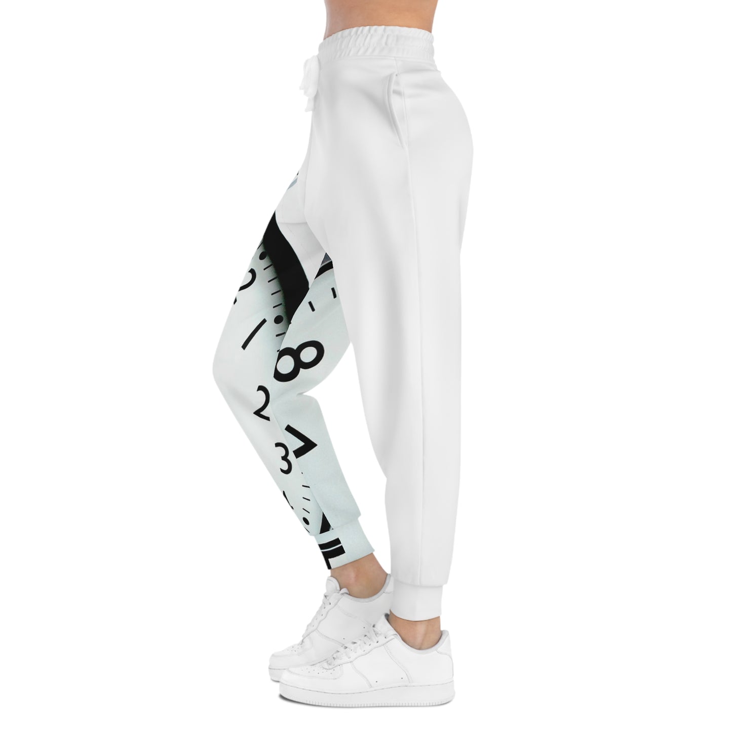 Uni-Sex Workout Time Joggers — Athletic Joggers with Clock Graphic