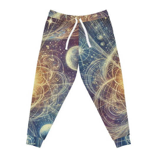 Uni-Sex Cosmic Orbit Joggers — All-Over Print Space Galaxy Athletic Pants
