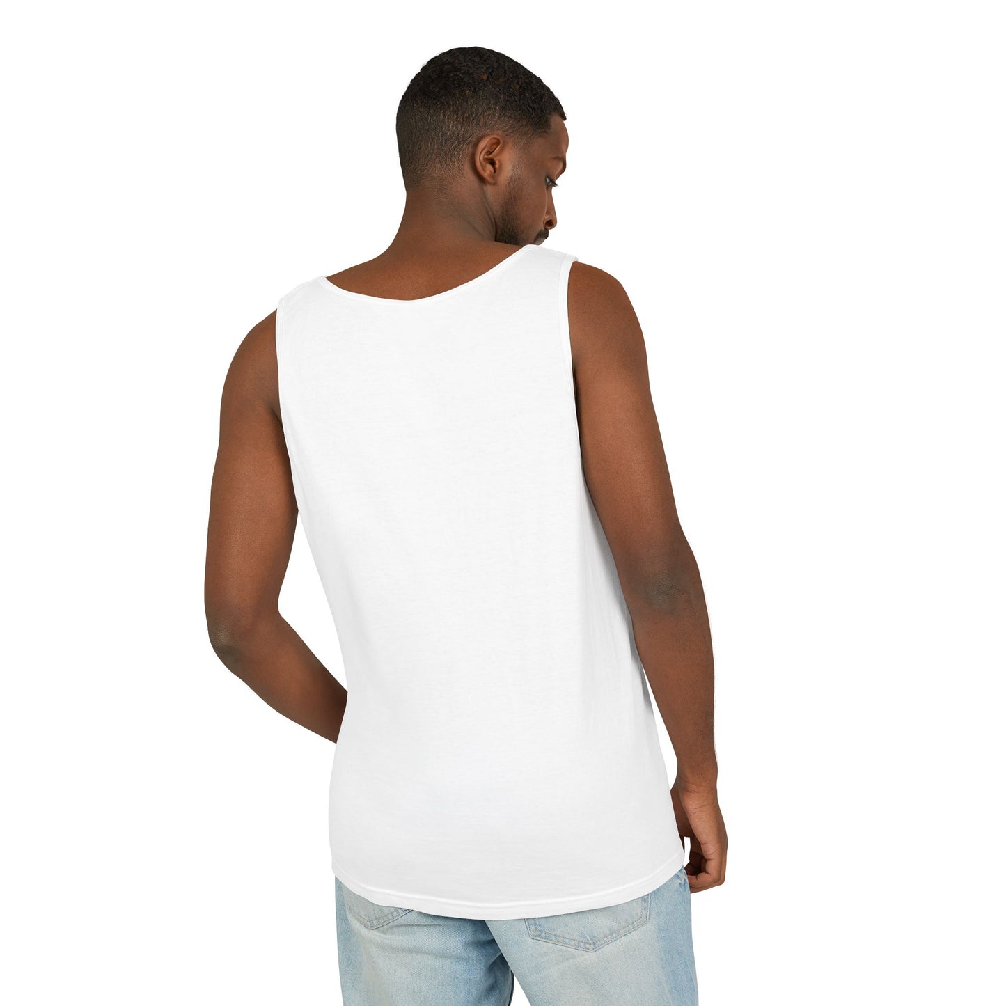 Unisex Volleyball Players Colorful Silhouette Tank Top