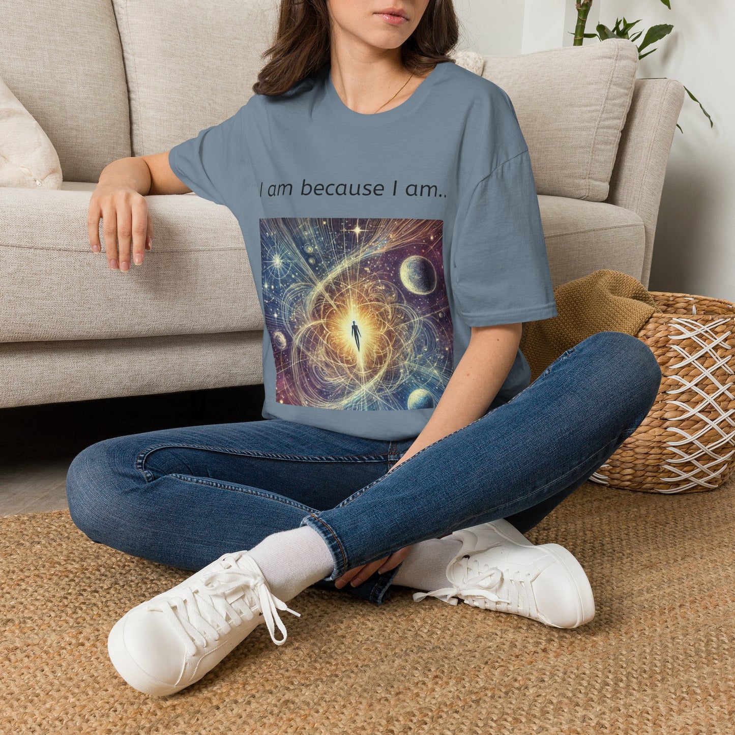 Cosmic Meditation T-Shirt — "I am because I am."