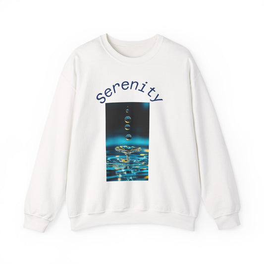 Serenity Water Drop Crewneck Sweatshirt