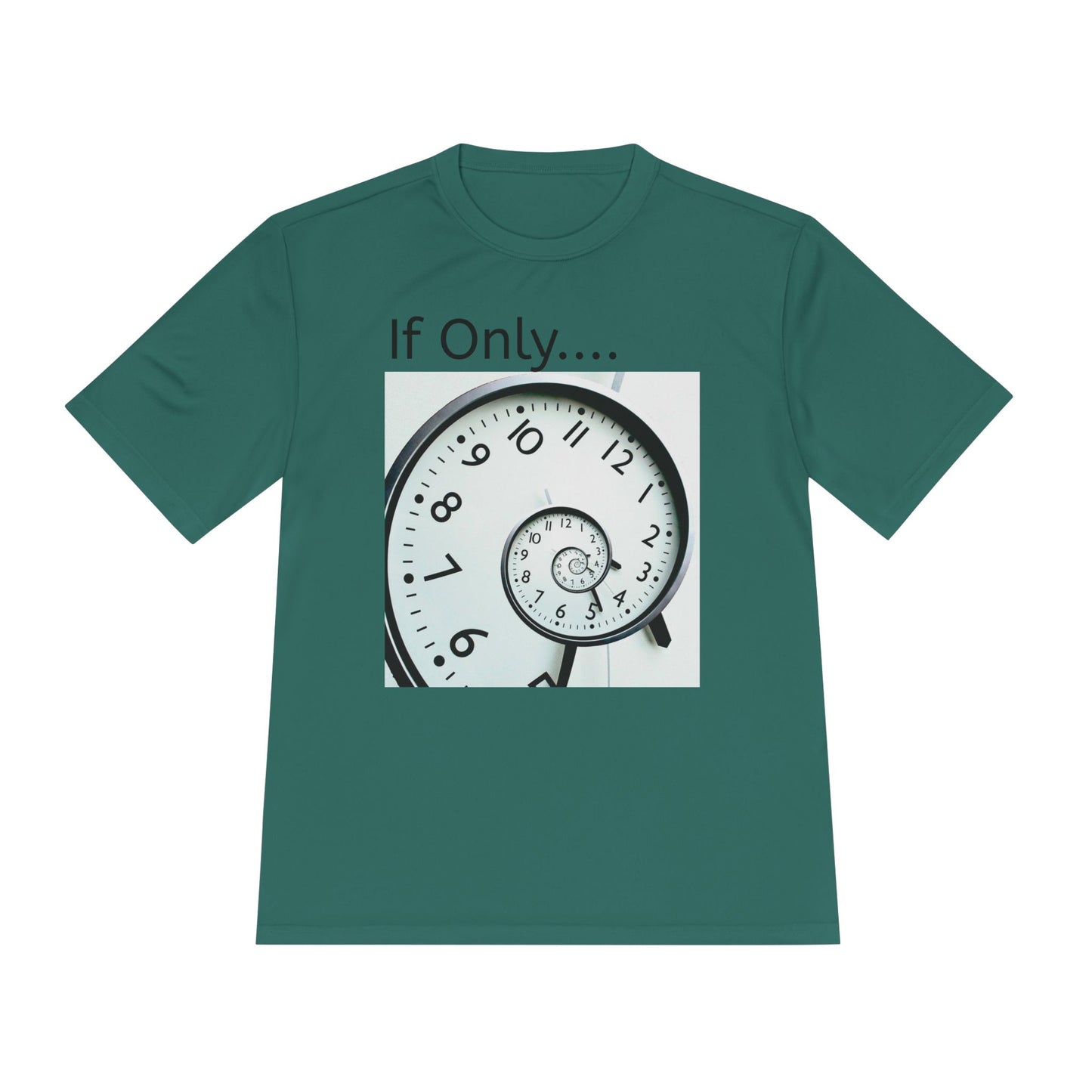 If Only... Spiral Clock Tee