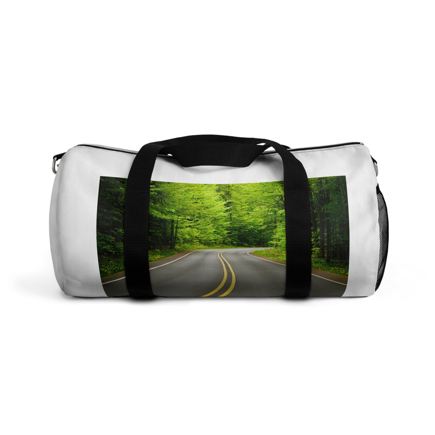 Forest Road Duffel Bag — Nature Travel Gym Bag