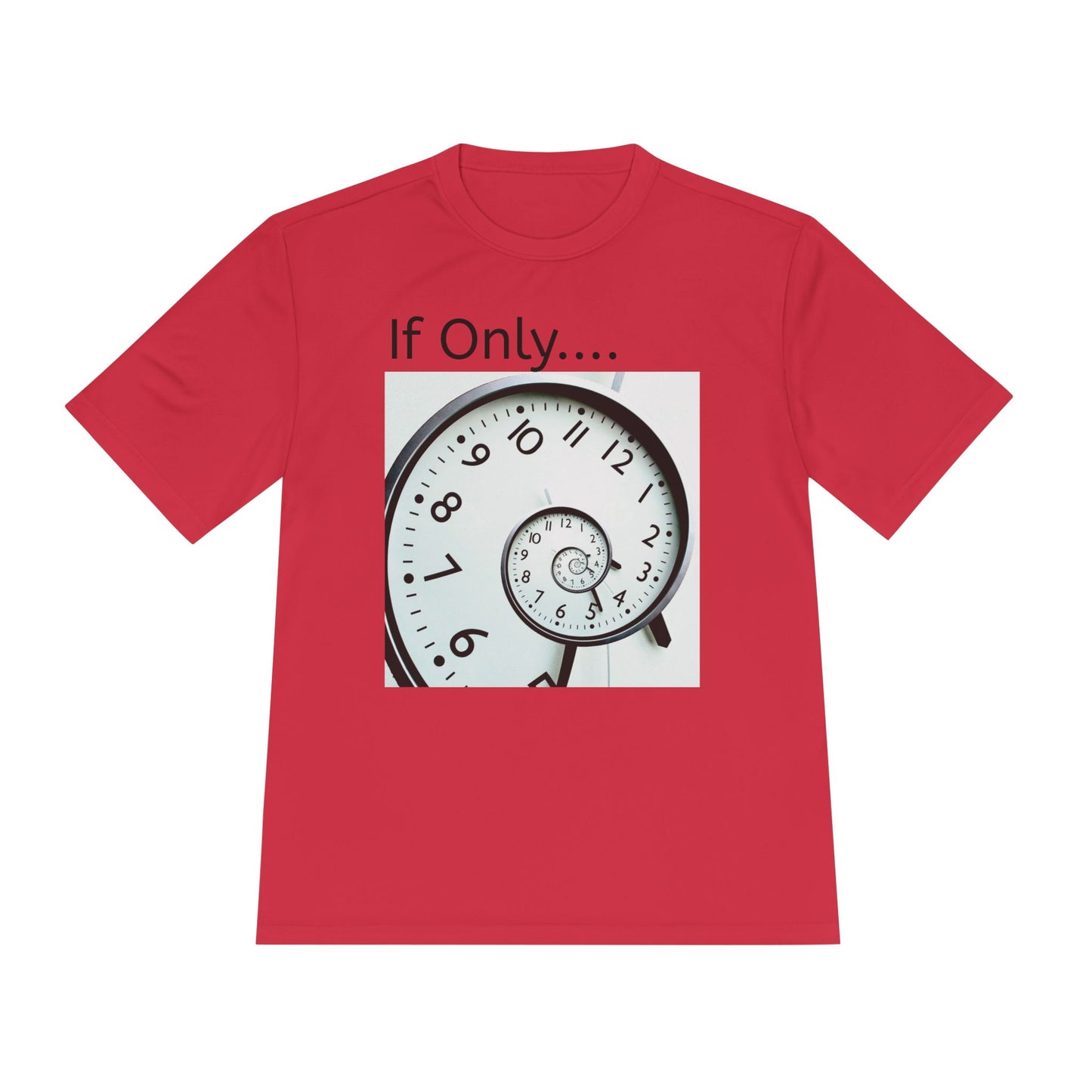 If Only... Spiral Clock Tee