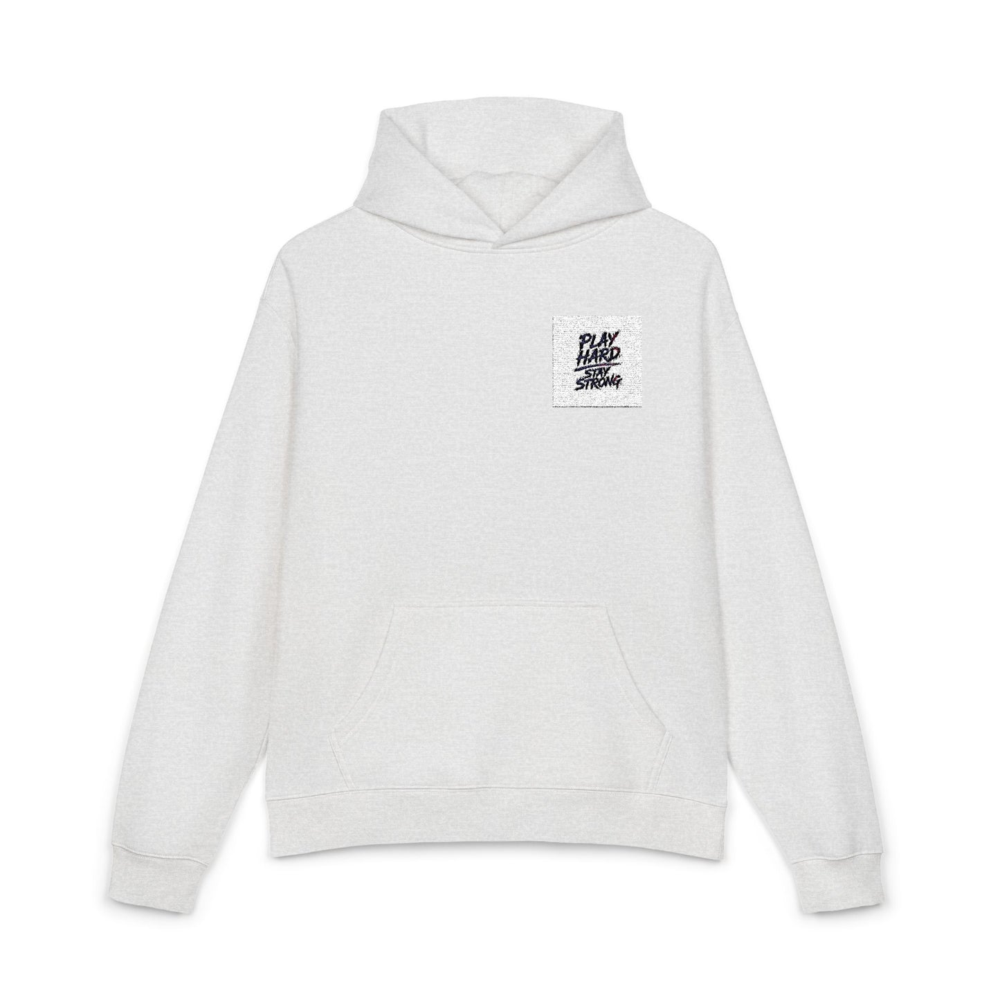 Play Hard Stay Strong Relaxed Hoodie - Rubyideas