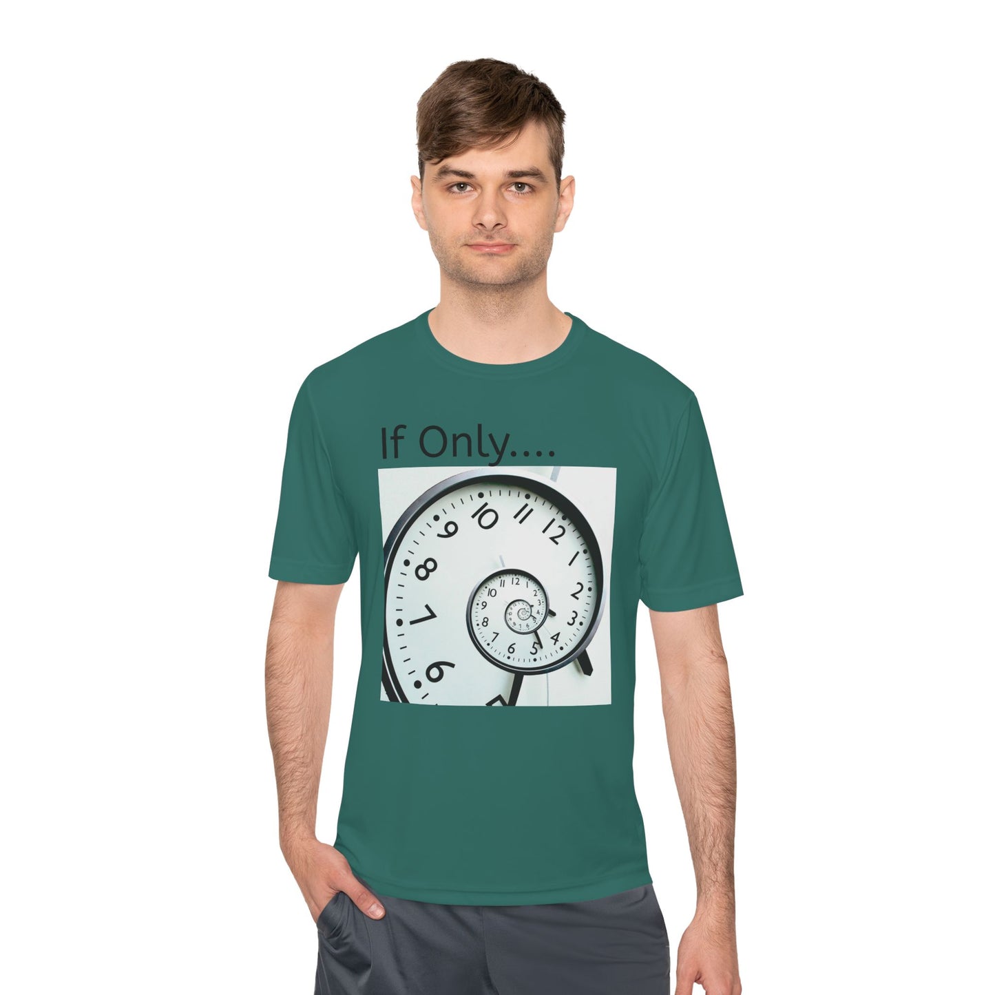 If Only... Spiral Clock Tee
