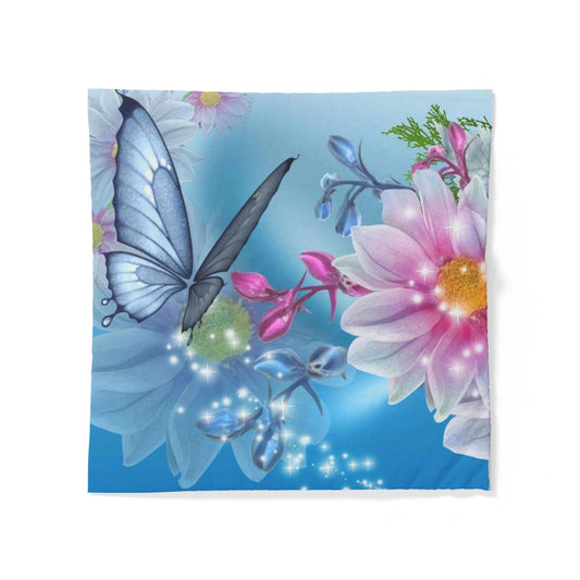 Floral Butterfly Cotton Duvet Cover