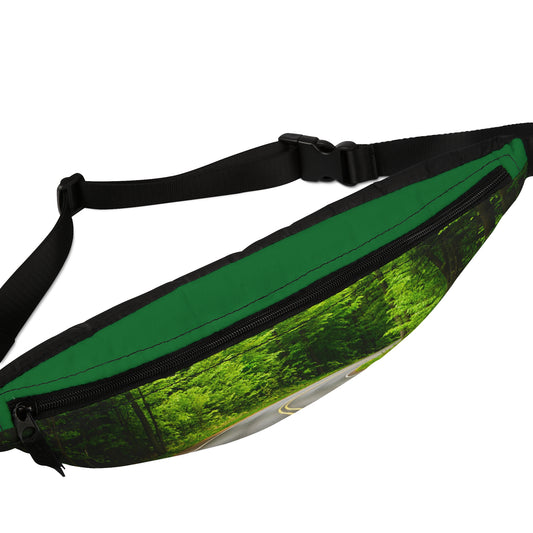 Scenic Forest Road Outdoor Adventure Waist Bag