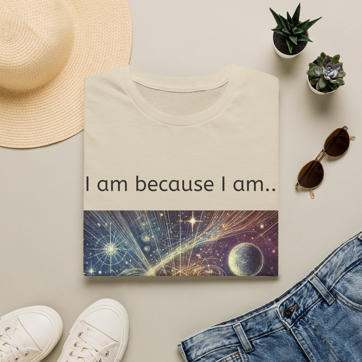 Cosmic Meditation T-Shirt — "I am because I am."
